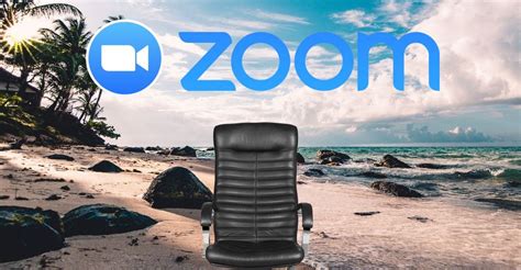 Zoom Background Beach Chair Desktop Wallpaper Zoom