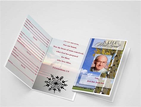 Pin By Obituary Programs On Obituary Programs Letter Size Funeral