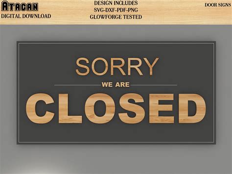 Open Closed Bundle Shop Sign Svg Cut Files Welcome Were Etsy