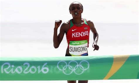Jemima Sumgong Wins Olympic Marathon Gold For Kenya Rio 2016 The