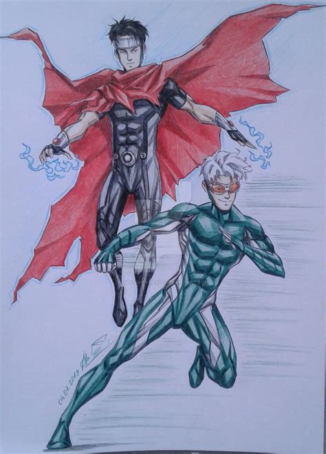 Wiccan And Speed From Young Avengers By Justdreamer22 On Deviantart
