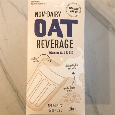 Trader Joe S Non Dairy Oat Beverage Review Abillion