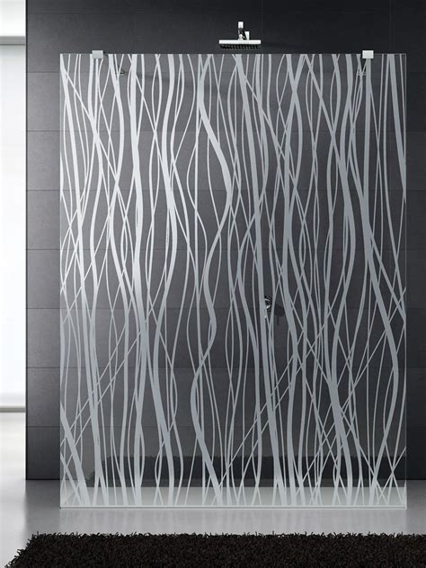 Decorative Glass Panel For Showers Fili MatÉ Vitrealspecchi Spa