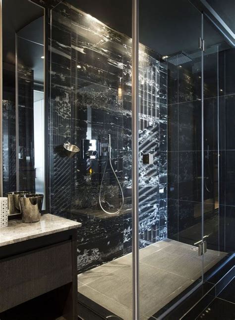 48 Stunning Black Marble Bathroom Design Ideas Black Marble Bathroom