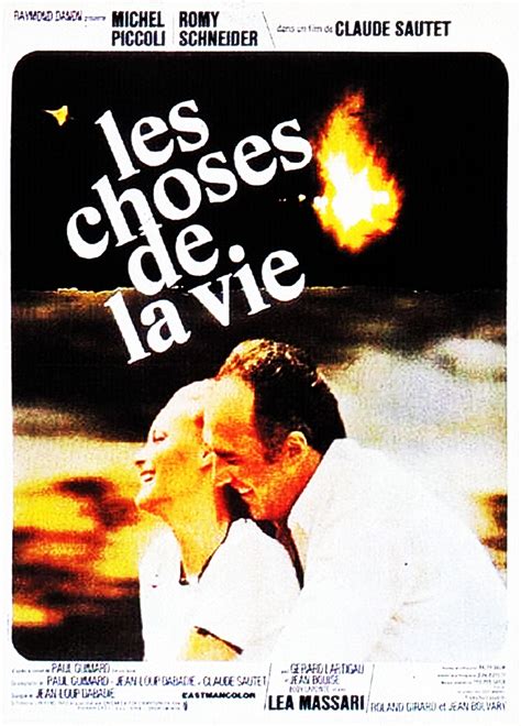 Le contraste entre l'instantané de l'accident et les souvenirs de toute une vie est un procédé intéressant. partition musique film les choses de la vie