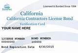 Pictures of State Of California Contractors License Application