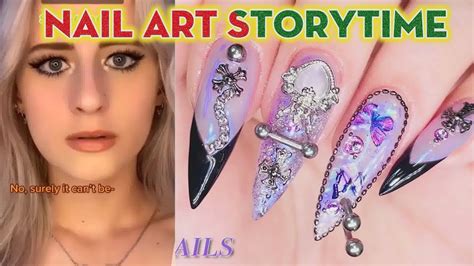 🌈nail art storytime tiktok 🧩 nail art storytime pov brianna mizura tiktok compilations 203