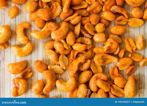 Peanuts And Cashew Nuts Stock Image Image Of Brownish 145102257