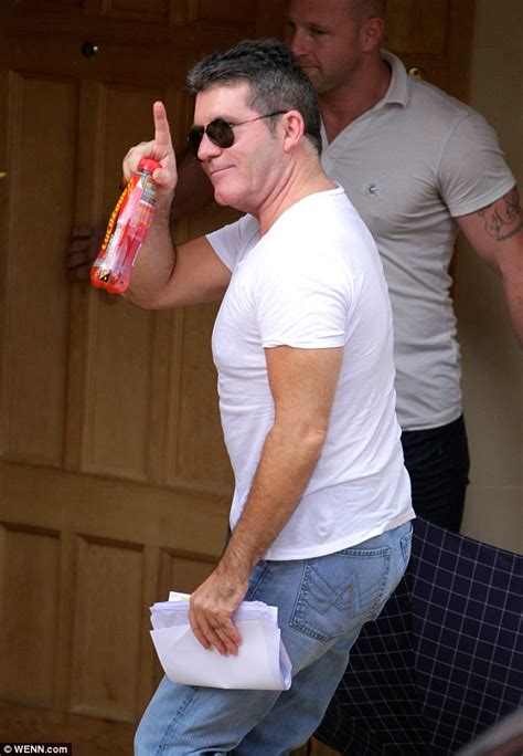 Simon Cowell Celebrates His 55th Birthday At The X Factor House With