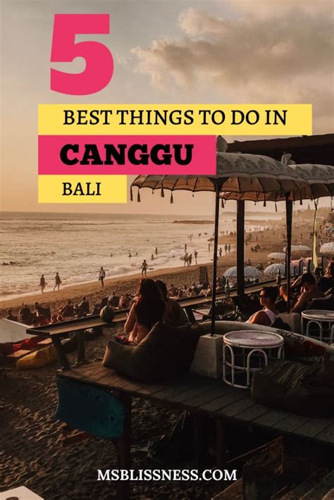5 Best Things To Do In Canggu Bali Bali Travel Guide Asia Travel Canggu Beach
