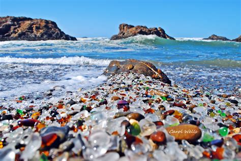 This Is A Beach In Californiaglass Beach In Ft Bragg Glass Beach California Sea Glass
