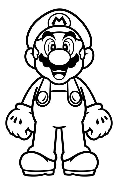 100 Dibujos De Mario Para Colorear Para Imprimir Gratis