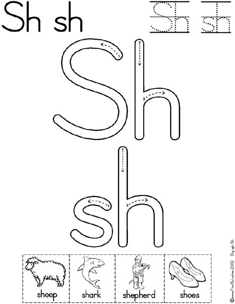 Sh Digraph Worksheet And Mini Book Available In Two Font Formats For 2b9