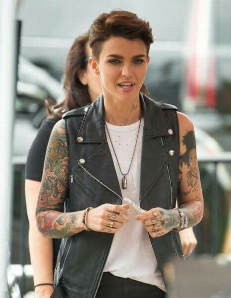 Nice Ruby Rose Vibe Tombabe Hairstyles Lesbian Hair Tombabe Haircut My XXX Hot Girl