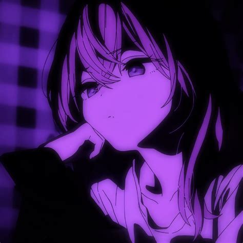 Purple Pfp Anime Aesthetic Cool Anime Pictures Cute Anime Profile
