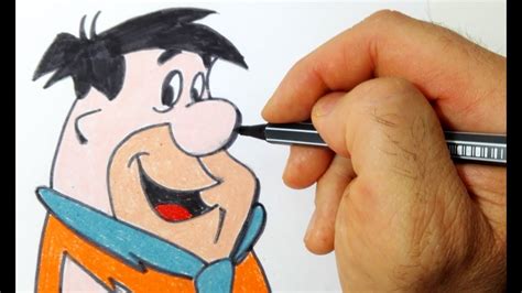 How To Draw Fred Flintstone Youtube