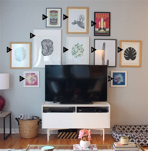 Hanging a Gallery Wall Around a TV 2.0 - Design Evolving in 2021 | Gallery wall, Gallery wall ...