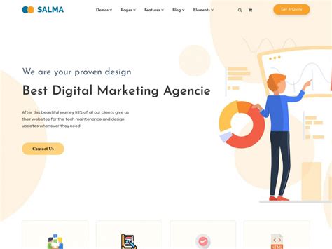 Plantilla Html Premium Profesional Salma Plantillas Html Gratuitas