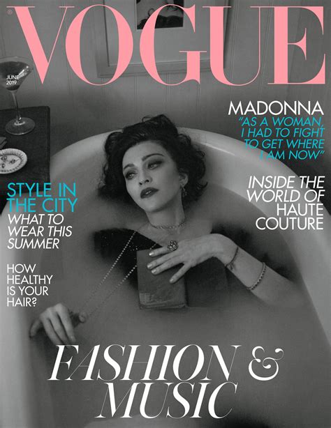 Madonna In British Vogue June 2019 Popsugar Celebrity