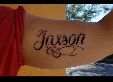 Jaxson Script By Stefanee Schofield Tattoos