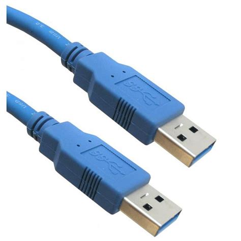High Speed Usb30 Cable Blue Usb Type A Male To Male 300 Cm