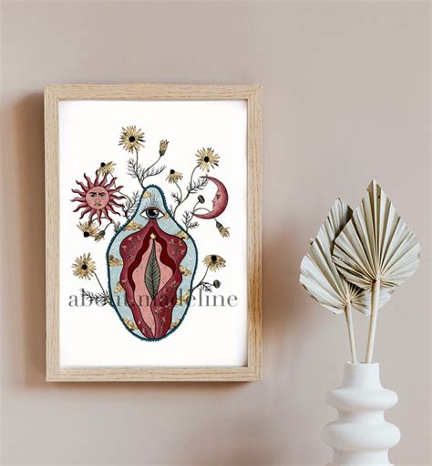 VAGINA ART PRINT Vagina Art Yoni Art Fine Art Print Etsy