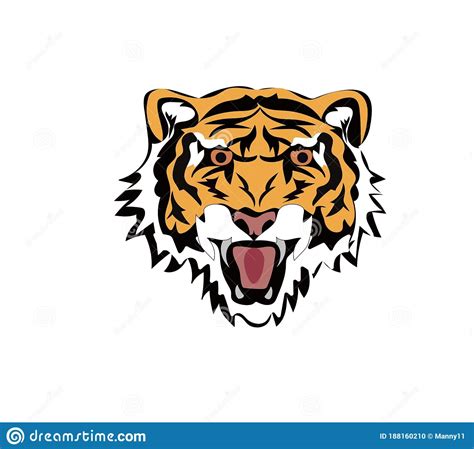 Scary Leopard Roaring Stock Image 8280205