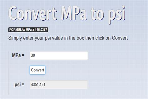 Psi stands for pounds per square inch. How to Convert MPa to PSI: 6 Steps (with Pictures) - wikiHow