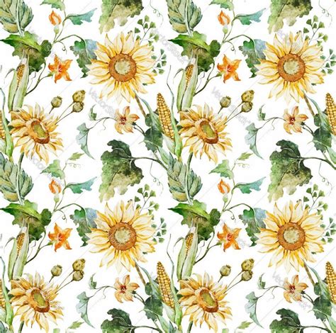 Pin By Cathy Discallar On Patterns Watercolor Sunflower