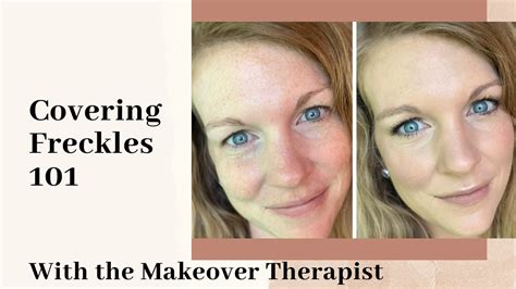 How To Cover Up Freckles Discoloration And Brown Spots With Makeup Maskcara Beauty Youtube