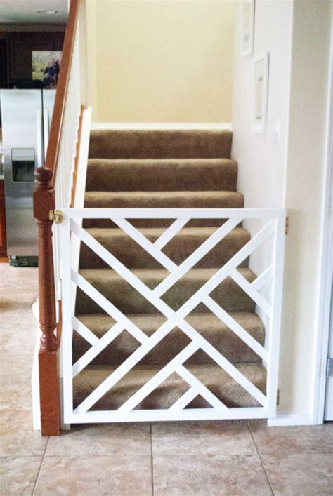 The content of the article: Do-it-Yourself Chippendale Pet Gate - Itsy Belle