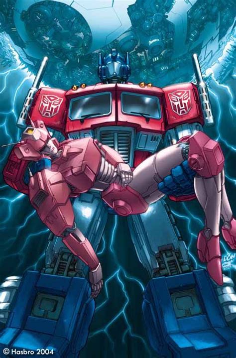 Optimus Prime And Elita 1 Transformers Transformers Canvas