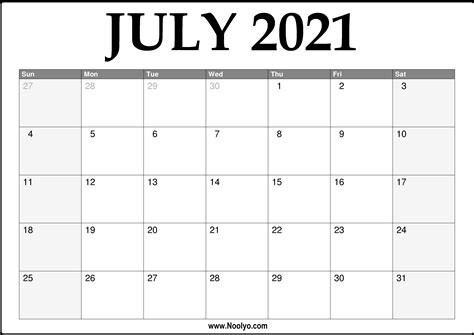 You may download these free printable 2021 calendars in pdf format. Monthly Calendar 2021 July | Calendar 2021