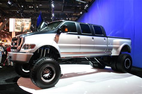 Lifted Custom Ford 650 Dually Truck Off Road Wheels