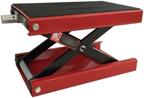 1100lb Motorcycle Center Scissor Lift Jack Atv Scooter Dirt