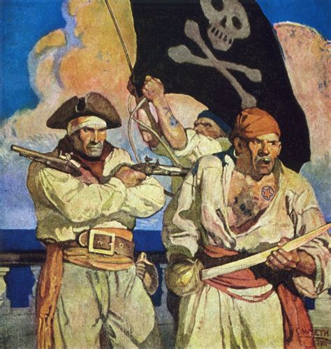 Wyeth Treasure Island Nillustration 1911 By Nc Wyeth For Robert