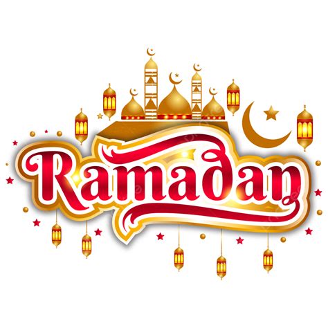 Lettering Ramadan Kareem Islamic Arabic Typography Text For Marhaban Ya Ramadhan Sticker With