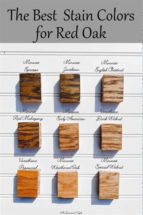 The Best Wood Stains For Red Oak