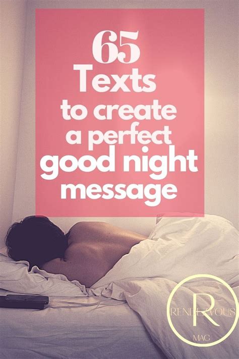 65 Good Night Texts For Her And Him So They Think Of You All Night