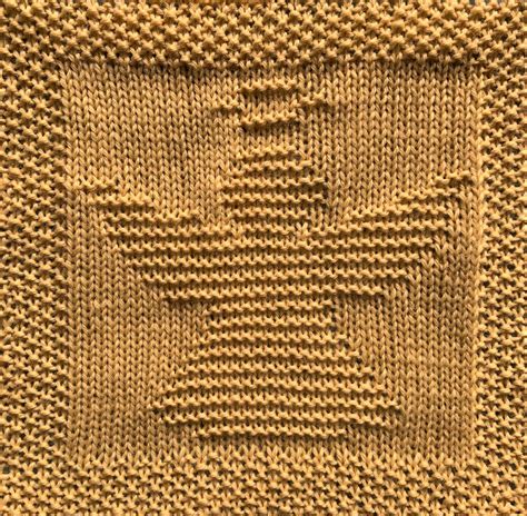 Free Angel Dishcloth or Afghan Square Knitting Pattern - Daisy and Storm