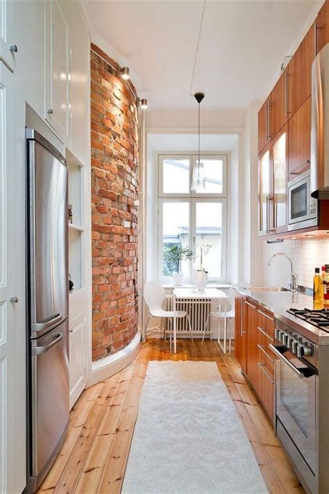 Functional Long And Narrow Kitchen Obsigen