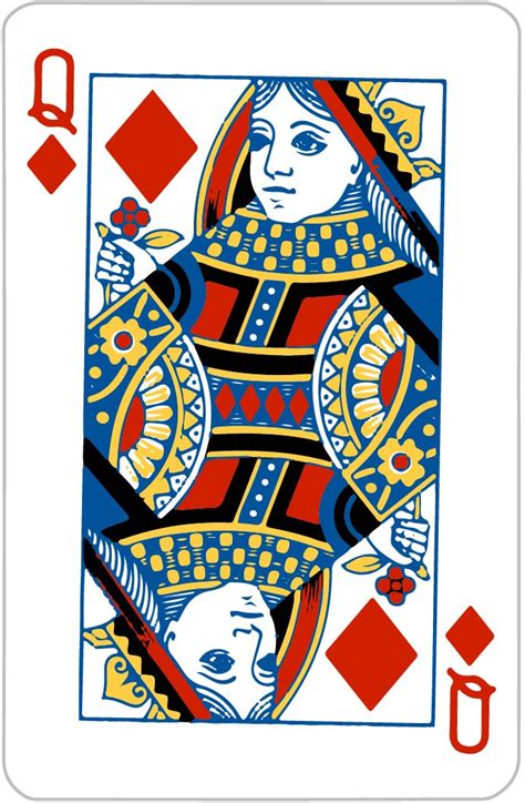 Playing card with a blurry background, queen of spades. queen of diamonds | Deck of cards, Cards, Deck