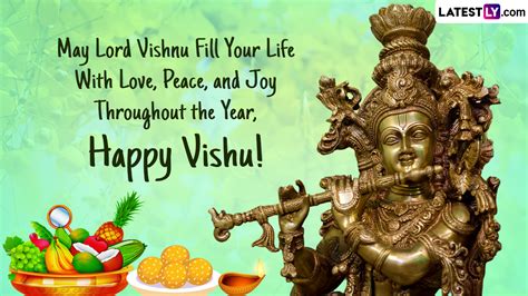 Vishu 2023 Wishes And Kerala New Year Greetings Whatsapp Messages Vishu