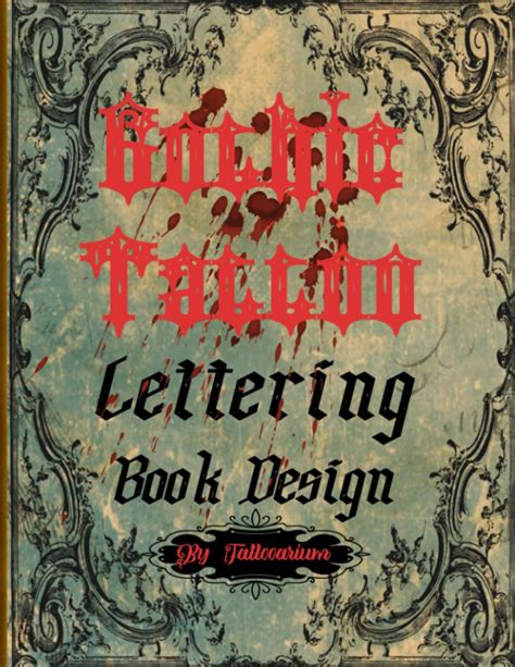 Gothic Tattoo Lettering Book Design Flash Book To Blackletter Script