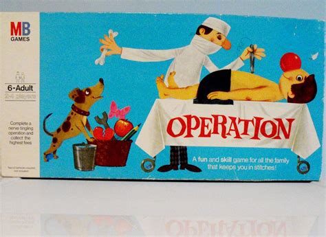 The Classic Operation Board Game By Milton Bradley Company Popular