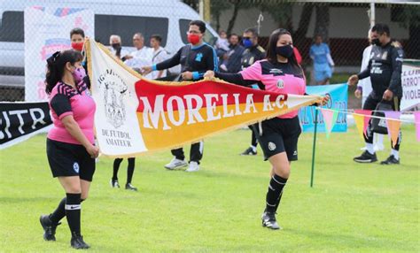 inauguran temporada de la liga municipal de futbol amateur morelia