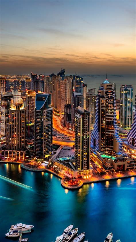 Dubai Skyline Wallpaper Wallpapersafari