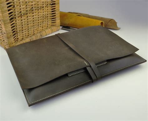 Leather Dell Laptop Sleeve New Dell Xps 13 Case Leather Etsy