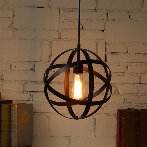 Glass pendant lamp minimalist rustic ceiling hanging light lighting fixtures. Metal Pendant Light, Spherical Pendant Light, Rustic ...