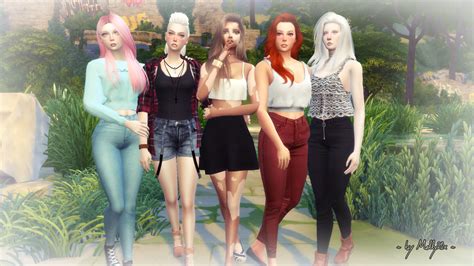 Sims 4 Ccs The Best Group Poses 2 By Melly Sims